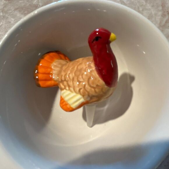 Faux NORA FLEMING Turkey Plate Decoration - Picture 5 of 5